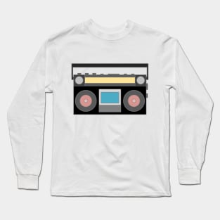 Old School Boombox Long Sleeve T-Shirt